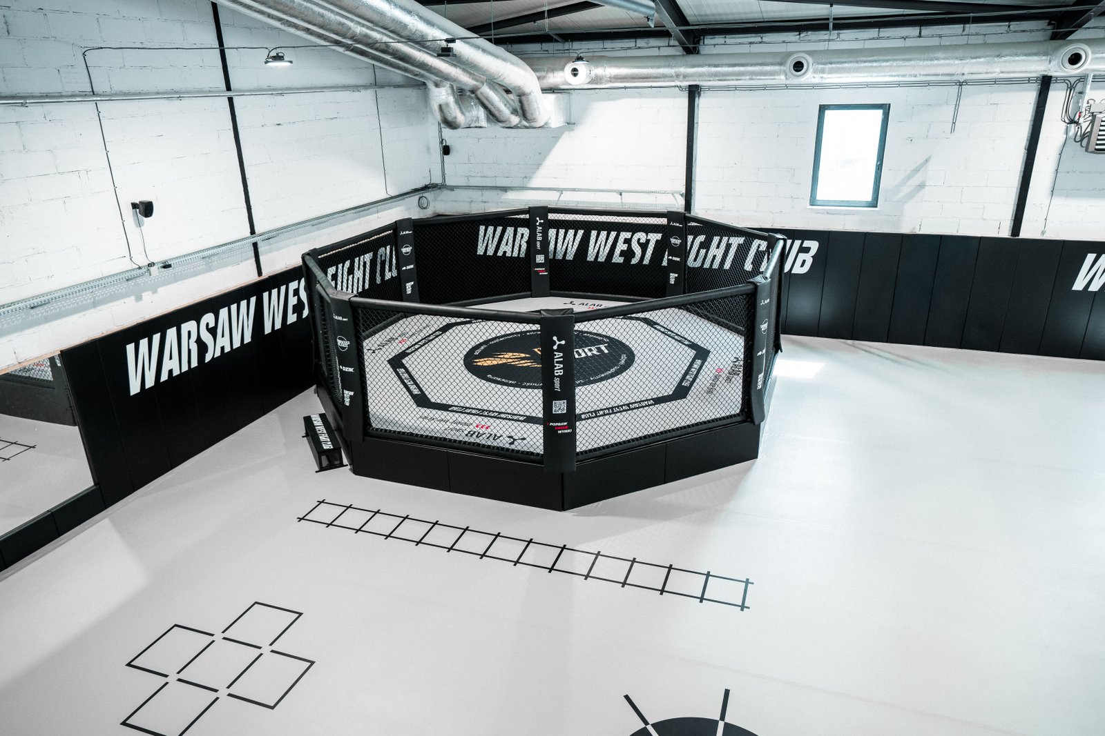 Klatka MMA na hali